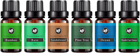 SOUQDWL Oils,6pcsx 10ml Set Essential Nature Fragrance Oil Pure Essential Oils Kit