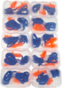 10 Pairs Corded Silicone Ear Plugs with Plastic Carry Cases, Reusable Noise Cancelling Earplugs for Hearing Protection,