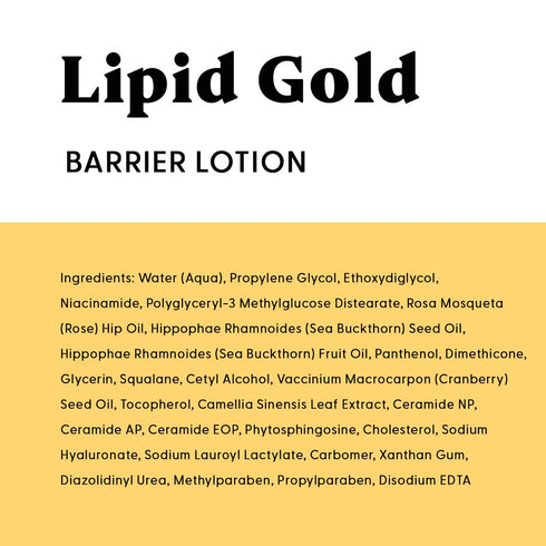 Stratia Lipid Gold Skin-Strengthening Ceramide Moisturizer, Niacinamide Serum for All Skin Types, 1.7 Fl Oz