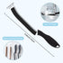 Grout Cleaning Brush - Hard Bristle Crevice Scrub Brush for Tile, Toilet, Kitchen, Bathroom, Window Track, Vehicle