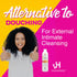vH essentials Personal Cleansing Spray, pH Balancing Lactic Acid Formula for Easy External Intimate Cleansing