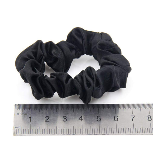 Set of 24Pcs Satin Hair Scrunchies, Rubber Bands, Elastic Hair Ties Ponytail Holder, Mix Colors