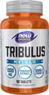 NOW Foods Tribulus (Tribulus terrestris) 1,000 mg, Double Strength Men's Health, 90 Tablets