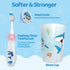 Lily's Home Kids Flashing Timer Toothbrush, Soft Bristles, Light-Up Brushing for Children, Set of 2