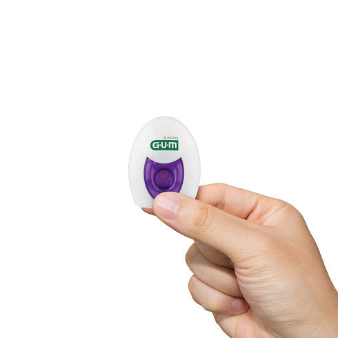 GUM Deep Clean Expanding Dental Floss - Waxed Woven Floss for Effective Plaque Removal
