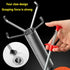 62" Drain Clog Remover Tool, Flexible Grabber Claw Reacher Tool with 4 Claws for Home Kitchen Sink and Toilet