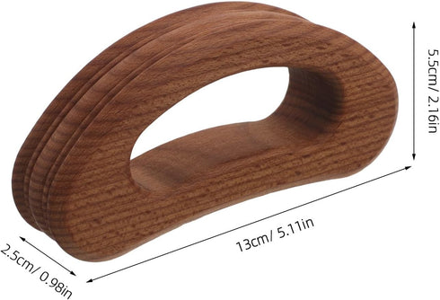 Wooden Gua Sha Tool - Shoulder Neck Massage Tool for Deep Tissue Guasha Scraping - Manual Body Therapy Massager