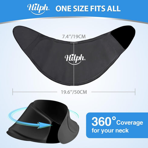 Hilph Cervical Ice Pack for Neck Pain Relief, Reusable Flexible Gel Wrap with Hot Cold Therapy Compress for Sore Neck