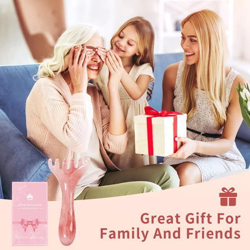TAIHI Scalp Massager, Manual Head Massager Gua Sha Tool, Natural Resin Scalp Comb for Hair Growth, Body Relaxing, Neck