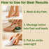 Peppermint + Rosemary, Eucalyptus & Tea Tree Foot Cream - Moisturizing Foot Lotion for Cracked Heel Repair (4 oz)