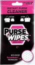 PurseWIPES Purse Cleaner Wipes, Portable Leather Wipes for Bags and Purses, Dirt and Scuff Remover, 4-Pack