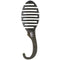 Wet Brush Shower Hair Brush Detangler - Ultra-soft IntelliFlex Bristles for Wet & Dry Hair, Black Glitter