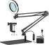 Teiulon 10X Magnifying Lamp with HD Glass Lens | 3 Color Temperatures, 360