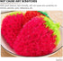 UPKOCH 3Pcs Fun Strawberry Shape Dish Scrubber - Super Soft Absorbent Dish Sponges for Washing Dishes