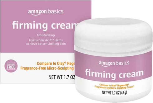 Amazon Basics Firming Cream, Fragrance Free, 1-Pack, 1.7 Ounces