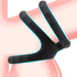 Jongait 1.22-1.41 Inch) Triple Penis Ring for Men - Black Silicone Cock Ring for Harder Longer Stronger Erections