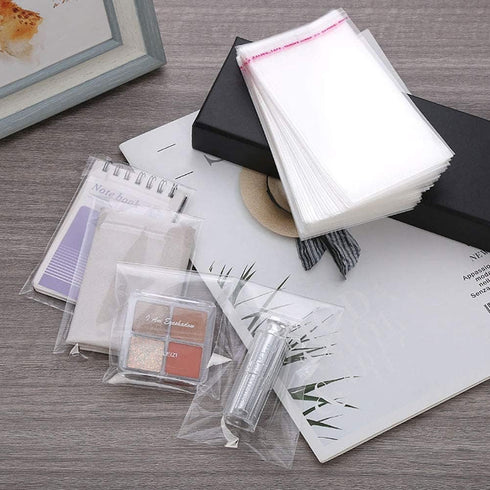 400 Pcs 2'' x 3'' Clear Resealable Cellophane Bags, Self-Sealing OPP Poly Bags for Jewelry and Cookies