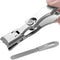 Nail Clippers for Men - Thick Nails, Large Wide Jaw Opening Long Handle Heavy Duty Ultra Sharp Toe Nail Clippers with