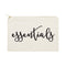 The Cotton & Canvas Co. Essentials Cosmetic Bag and Travel Makeup Pouch