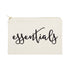 The Cotton & Canvas Co. Essentials Cosmetic Bag and Travel Makeup Pouch