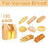 PONGHEI Packaging Pack 100(11.8x8.2x3.5 inch) Large Paper Bread Bags for Homemade Sourdough-Bread Bag for Gifting