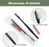 Disposable Toothbrushes with Toothpaste, Pack of 50, Black Toothbrush with 10g Toothpaste