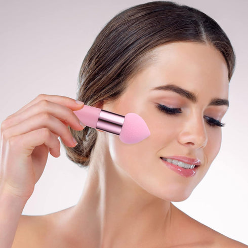 Sibba 3 PCS Makeup Sponges, Foundation Beauty Blender, Wet and Dry Applicator, Cosmetic Concealer Face Brush
