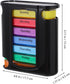 Ipetboom Day Pill Organizer with Compartments Per Day Compact Medicine Storage Case for Daily Vitamins and Supplements