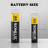 SONLUK 60 Pack 60 Pack (120 Pack), 1.5V AA Batteries & AAA Batteries Combo Heavy Duty Carbon Zinc High-Performance
