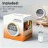 Sunrise Alarm Clock and Sound Machine Nightlight Adjustable Brightness, Rechargeable Wake Up Light Digital, Sleep