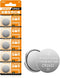 TXY CR1632 Lithium Battery 3.0 Volt Long Lasting Lithium Coin Cell Batteries (5