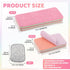 XIHUADOU 4 Pack 12-Layer Peelable Microfiber Sponges Ultra Absorbent Reusable Cleaning Pads for Kitchen & Household