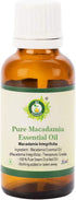 Macadamia Essential Oil | 100% Pure Natural | for Hair, Face, Skin | Therapeutic Grade | 30ml | 1.01oz by R V Essential