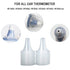 100pcs Disposable Ear Thermometers Probe Covers, Soft Ergonomic Earmuffs for Braun Digital Thermometers