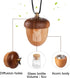 Maromalife Essential Oil Car Diffuser, Wooden Acorn Decor Cute Car Diffuser Air Freshener, Hanging Aromatherapy