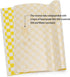 EUSOAR Serving Basket Liners, 11" x 10" Dry Wax Paper Deli Paper, 200pcs for Food Basket Liner