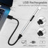 REIDEA Candle Lighter - Electric Arc Lighter with Safe Protector Button, USB Rechargeable for Camping