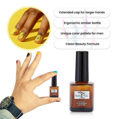 karma organic Deep Nutrition Nails Strengthener, Non-Toxic Nail Treatment for Men's Vegan Cruelty-Free Design