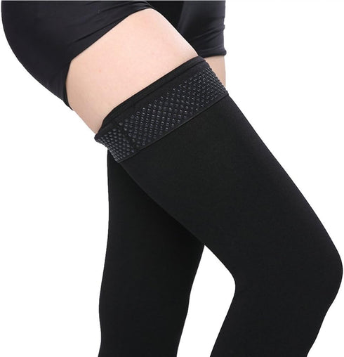 PPXGOGO 20-30 mmHg Thigh High Compression Socks for Men & Women, Compression Stockings.