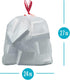 Highmark Low-Density Trash Bags, Coreless Roll, 13 Gallons, 24in. x 27 3/8in., Box Of 38, DP782973