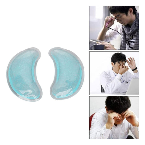 Under Eye Gold Gel Pads, Cooling Reusable Gel Eye Pack for Puffy Eyes, Gel Ice Pack Cooling Eye Pads
