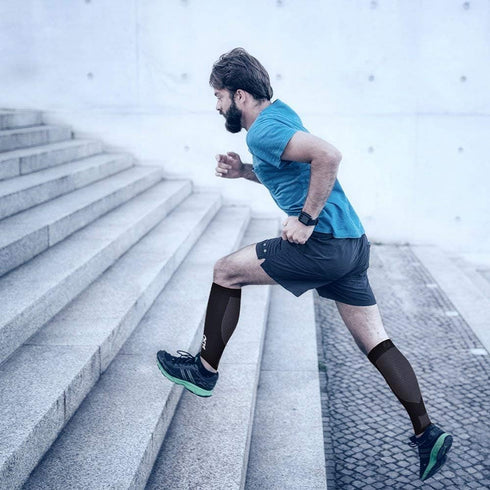 OS1st CS6 Compression Leg Sleeves (Two Sleeves) Relieve shin splints, Reduce Muscle Cramps, Improve Circulation