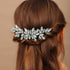 Women Dainty Simple Full Rhinestones Bride Wedding Hair Comb Luxurious Shiny Bridal Side Hair Accessories