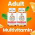 Adult Multivitamin Gummy - 120 Count (Pack of 2) with Vitamin C, Vitamin D, Vitamin E, Niacin, Vitamin B6, Folate,