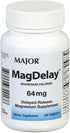 Major MagDelay Magnesium Chloride, 64 mg, Delayed-Release Supplement, 60 Tablets