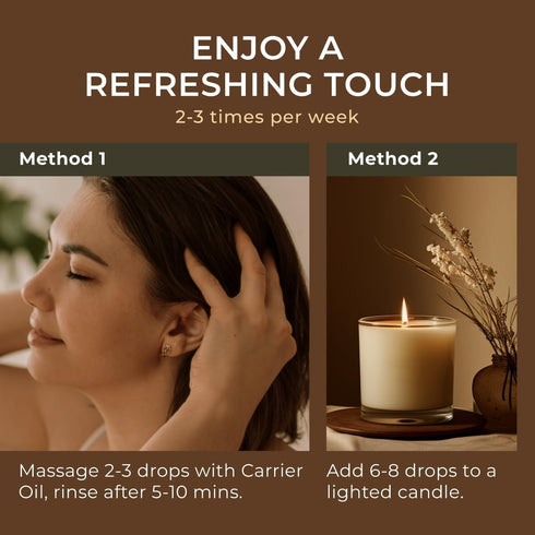Thyme Essential Oil for Hair - 0.34 Fl Oz - 100% Pure Natural Oil for Skin, Diffuser & Candle Making Scent