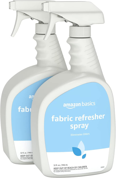Amazon Basics Fabric Refresher Spray - Fresh Scent, 32 fl oz, Pack of 2