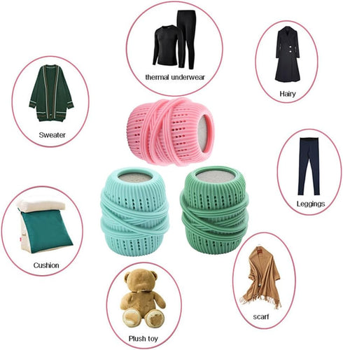 3pcs/Set Washing Machine Laundry Ball, Fabric Softener Dispenser Laundry Balls for Removal Washer Ball Dryer