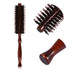 Round Brush - Antistatic Curling Hair Care Comb, Wooden Handle for Professional or Personal Use.