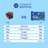 321glo Collagen Protein Brownie, Gluten Free, Low Sugar Keto Snack, 16g Protein, 6g Collagen, 12 Pack